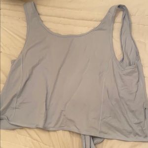 Lululemon Open Back Wrap Tie Top